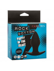 CALEXOTICS - ROCK BOTTOM PERFECT ANAL PLUG 10 VIBRAZIONI SILICONE NERO