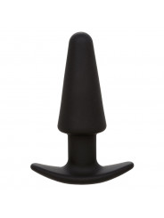 CALEXOTICS - ROCK BOTTOM TAPPO ANALE CONICO 10 VIBRAZIONI SILICONE NERO