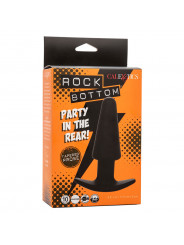 CALEXOTICS - ROCK BOTTOM TAPPO ANALE CONICO 10 VIBRAZIONI SILICONE NERO