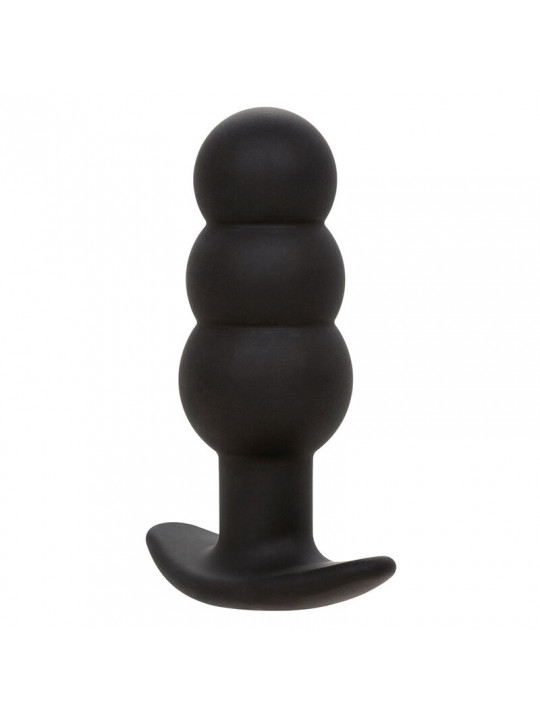 CALEXOTICS - ROCK BOTTOM PERLINE TAPPO ANALE 10 VIBRAZIONI SILICONE NERO