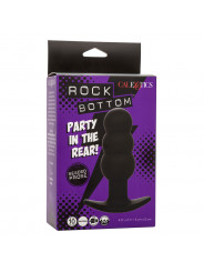 CALEXOTICS - ROCK BOTTOM PERLINE TAPPO ANALE 10 VIBRAZIONI SILICONE NERO