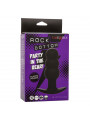 CALEXOTICS - ROCK BOTTOM PERLINE TAPPO ANALE 10 VIBRAZIONI SILICONE NERO