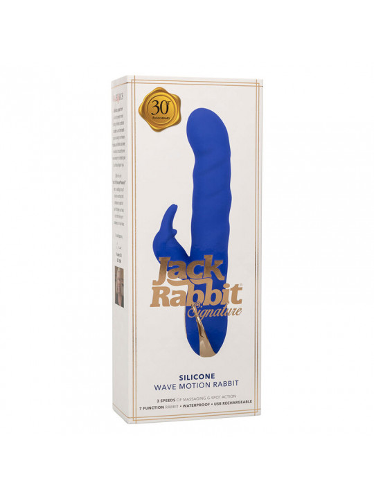 CALEXOTICS - JACK RABBIT VIBRATORE WAVE MOTION BLU