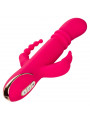 CALEXOTICS - JACK FANTASY VIBRATORE TRIPLO RISCALDATO ROSA CONIGLIO