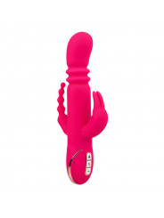 CALEXOTICS - JACK FANTASY VIBRATORE TRIPLO RISCALDATO ROSA CONIGLIO