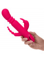 CALEXOTICS - JACK FANTASY VIBRATORE TRIPLO RISCALDATO ROSA CONIGLIO