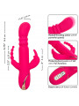 CALEXOTICS - JACK FANTASY VIBRATORE TRIPLO RISCALDATO ROSA CONIGLIO