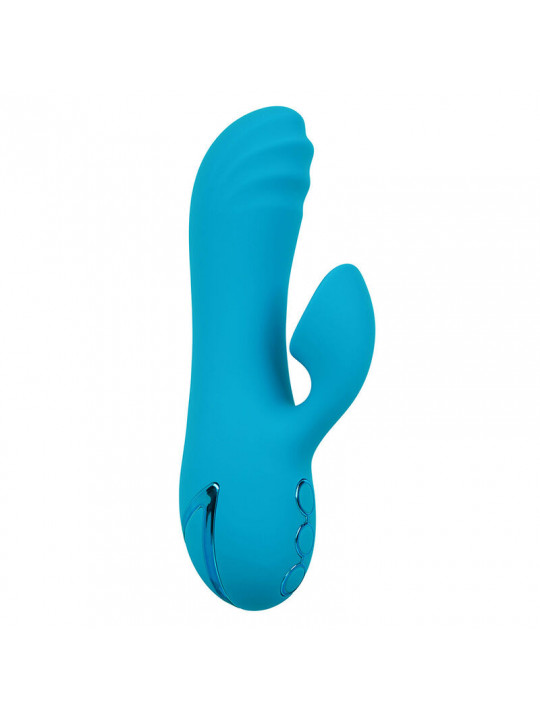 CALEXOTICS - SUNSET BEACH SEDUCER VIBRATORE E STIMOLATORE 10 FUNZIONI BLU