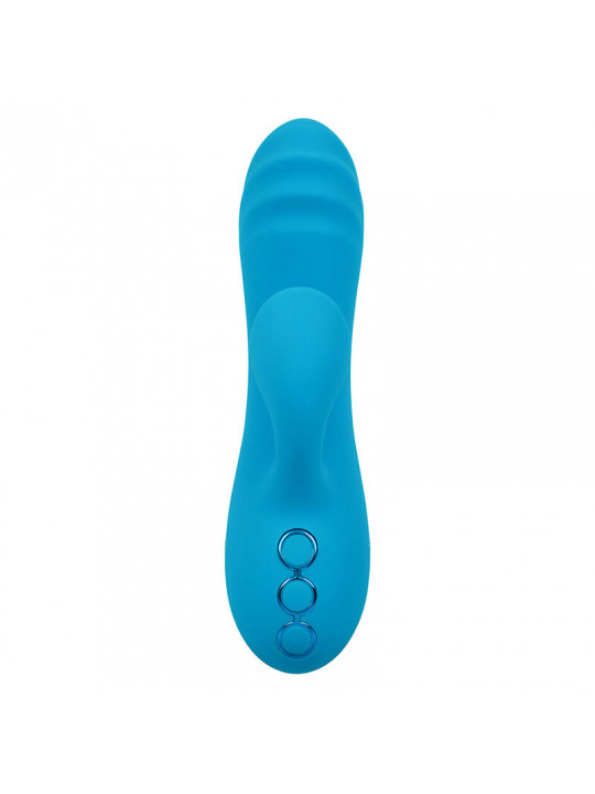 CALEXOTICS - SUNSET BEACH SEDUCER VIBRATORE E STIMOLATORE 10 FUNZIONI BLU