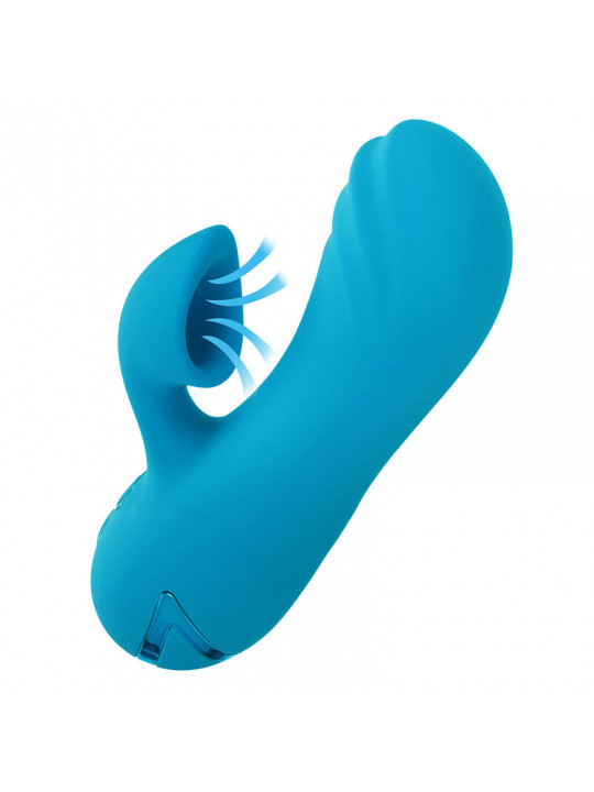 CALEXOTICS - SUNSET BEACH SEDUCER VIBRATORE E STIMOLATORE 10 FUNZIONI BLU