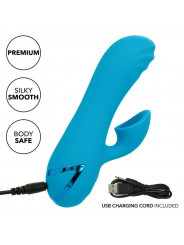 CALEXOTICS - SUNSET BEACH SEDUCER VIBRATORE E STIMOLATORE 10 FUNZIONI BLU