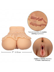 CALEXOTICS - THE PEEP SHOW GIRL DOPPIO MASTURBATORE REALISTICO FLESH