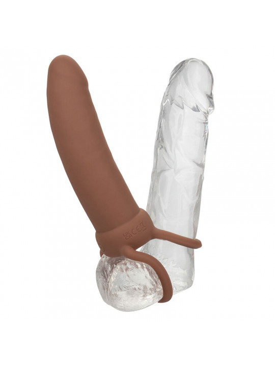 CALEXOTICS - MAXX THICK DUAL PENETRATOR 10 VIBRAZIONI MARRONE