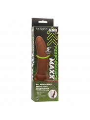 CALEXOTICS - MAXX THICK DUAL PENETRATOR 10 VIBRAZIONI MARRONE