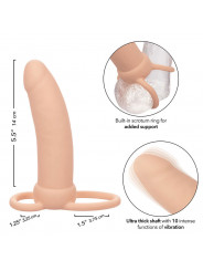 CALEXOTICS - MAXX THICK DUAL PENETRATOR 10 VIBRAZIONI CARNE