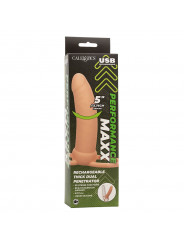 CALEXOTICS - MAXX THICK DUAL PENETRATOR 10 VIBRAZIONI CARNE