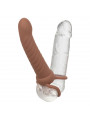 CALEXOTICS - MAXX RIBBED DUAL PENETRATOR 10 VIBRAZIONI MARRONE