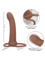 CALEXOTICS - MAXX RIBBED DUAL PENETRATOR 10 VIBRAZIONI MARRONE