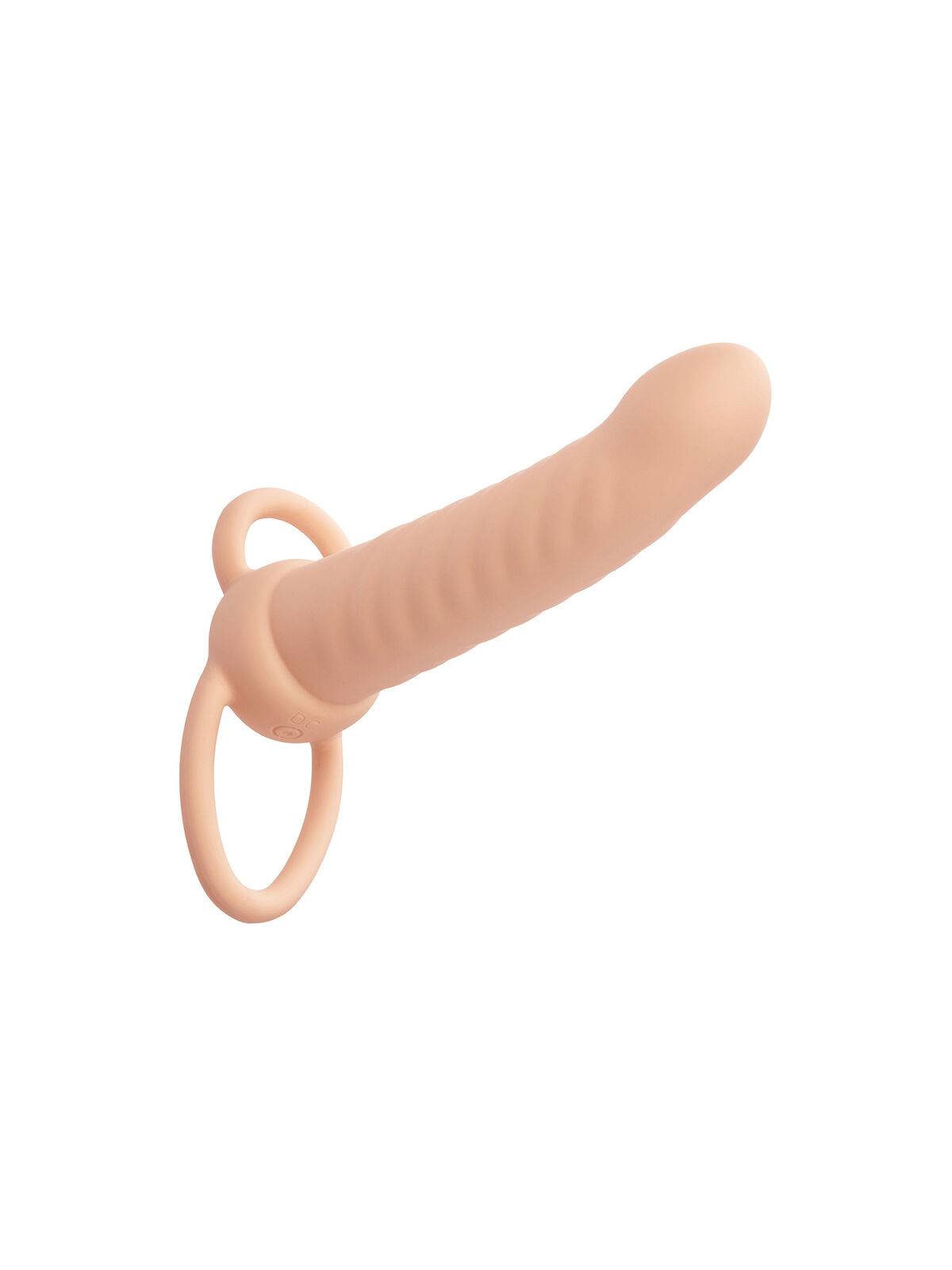 CALEXOTICS - MAXX RIBBED DUAL PENETRATOR 10 VIBRAZIONI CARNE