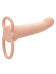 CALEXOTICS - MAXX RIBBED DUAL PENETRATOR 10 VIBRAZIONI CARNE