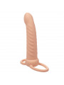 CALEXOTICS - MAXX RIBBED DUAL PENETRATOR 10 VIBRAZIONI CARNE