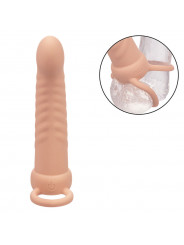 CALEXOTICS - MAXX RIBBED DUAL PENETRATOR 10 VIBRAZIONI CARNE