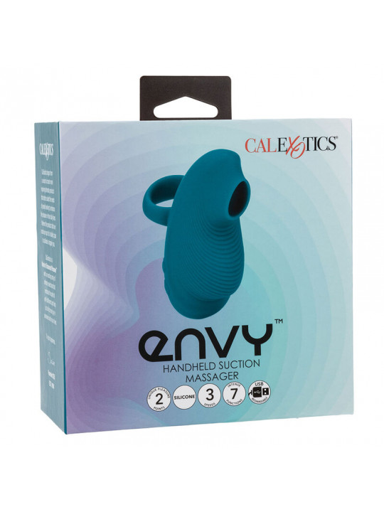 CALEXOTICS - ENVY MASSAGGIATORE PALLA ROTANTE PORTATILE 7 VIBRAZIONI BLU