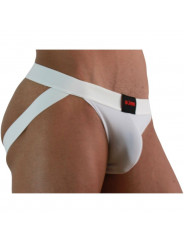 BURN - 007 JOCK LYCRA BIANCO S