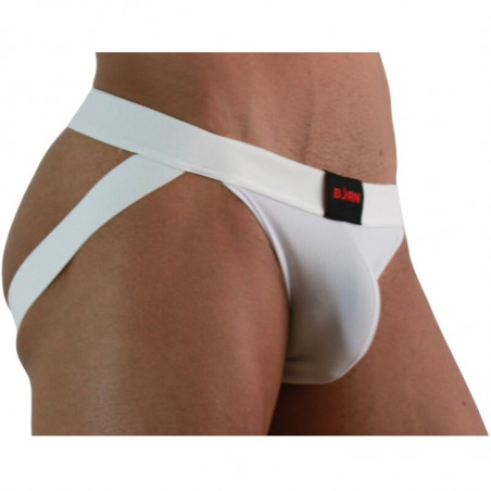 BURN - 007 JOCK LYCRA BIANCO M