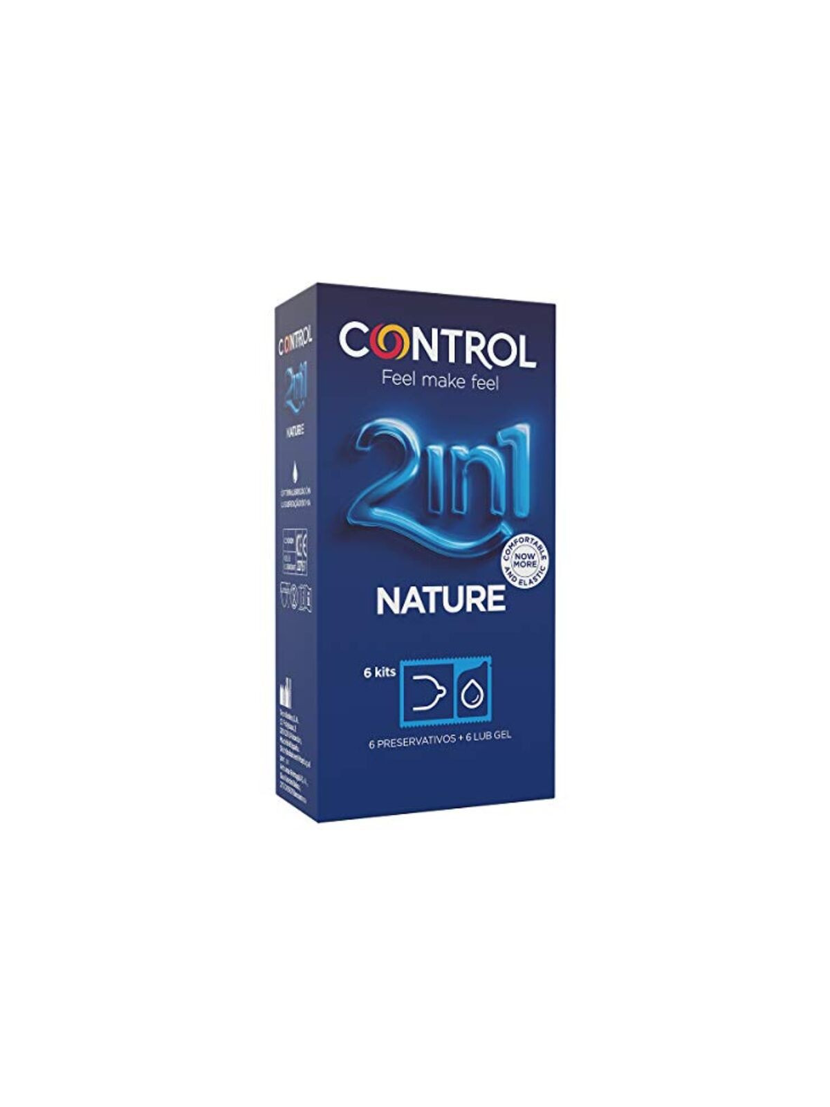 CONTROL - DUO NATURA 2-1 CONSERVANTE + GEL 6 UNITÀ