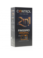 CONTROL - FINISIMO DUO + LUBRIFICANTE 6 UNITÀ