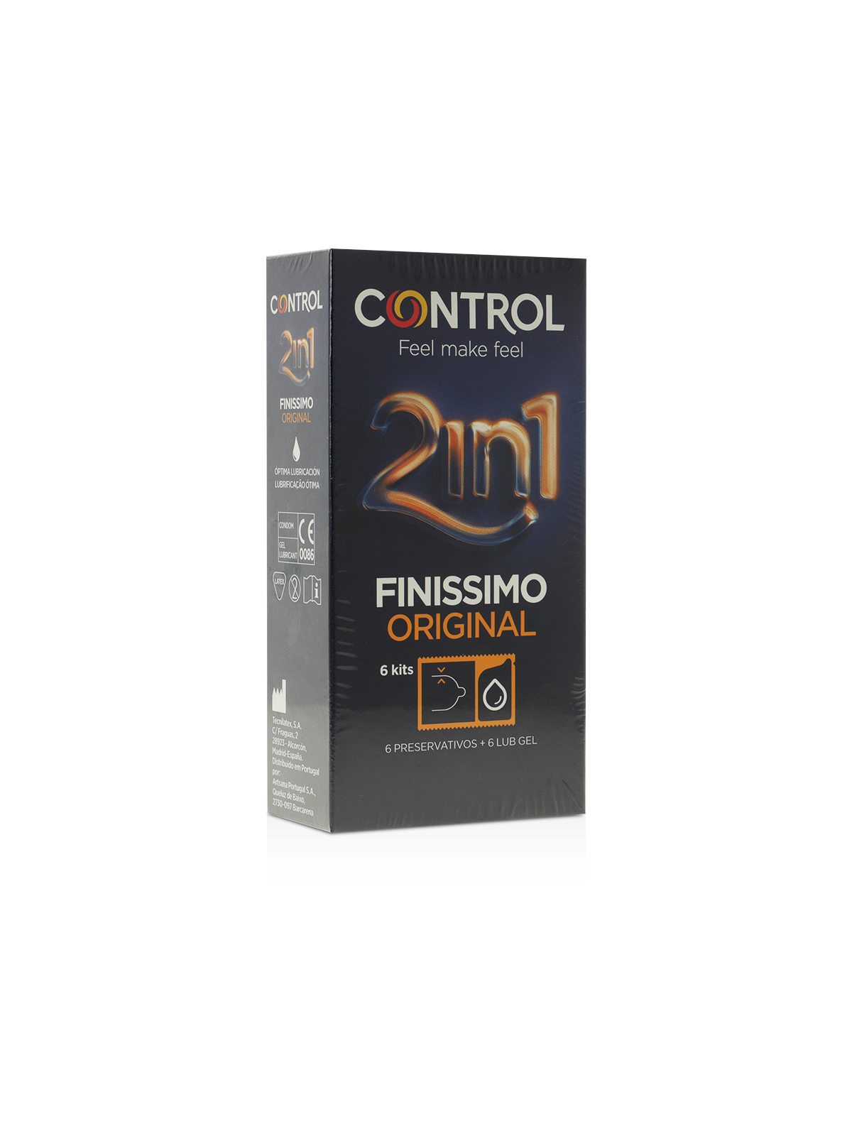 CONTROL - FINISIMO DUO + LUBRIFICANTE 6 UNITÀ