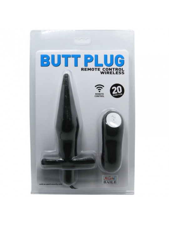 BAILE - PLUG ANALE BUTT CON VIBRAZIONE NERO