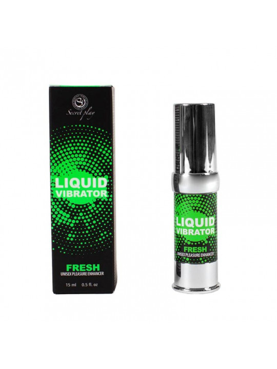 SECRETPLAY - VIBRATORE LIQUIDO FRESH STIMOLATORE & INTENSIFICATORE DEL PIACERE 15 ML