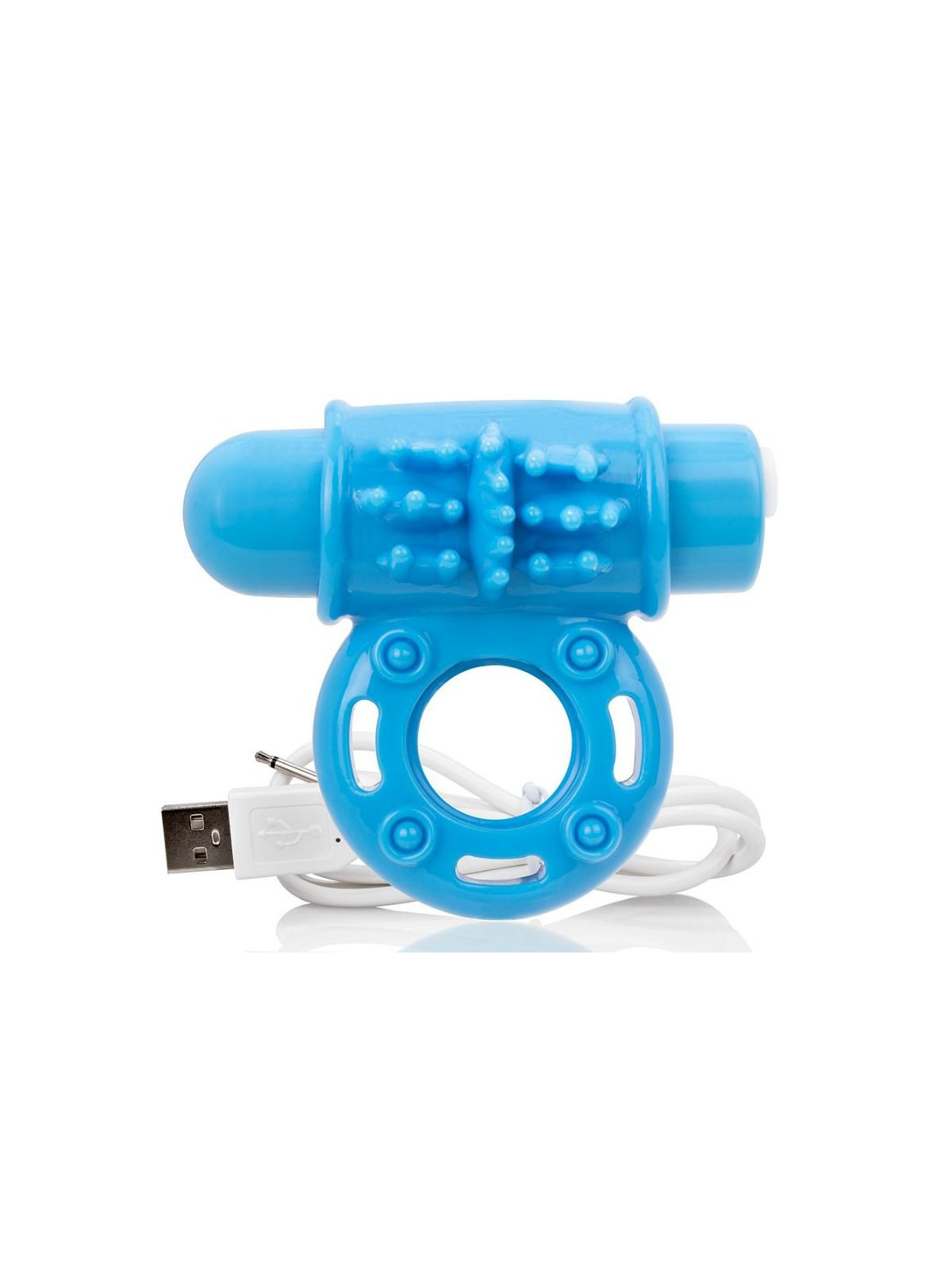 SCREAMING O - VIBRATORE RING WOW RICARICABILE BLU