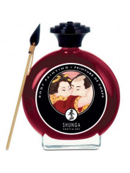 SHUNGA - BODY PAINTING CON FRAGOLA E CAVA