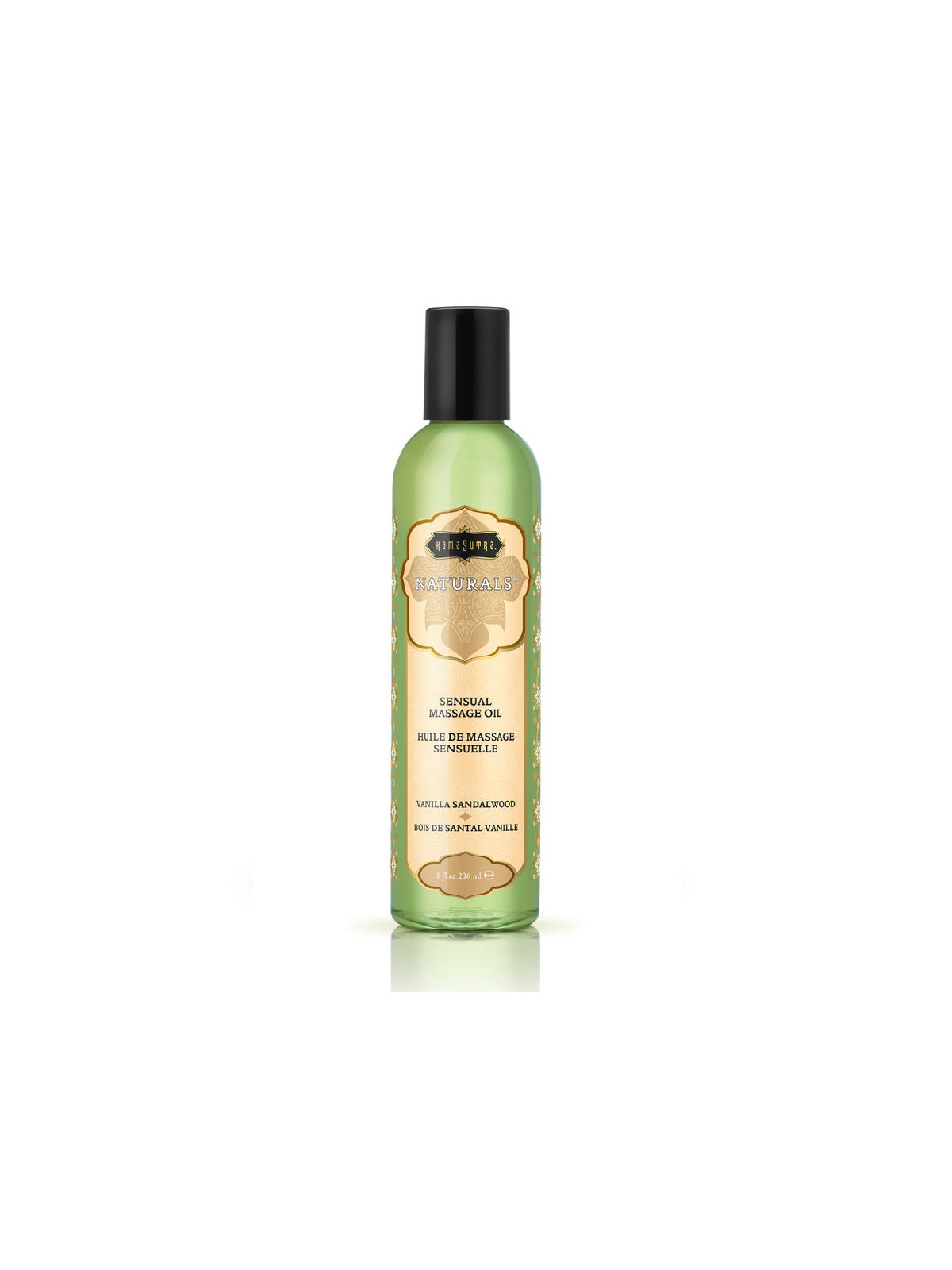 KAMASUTRA - OLIO DA MASSAGGIO ALLA VANIGLIA CON LEGNO DI SANDALO 236ML