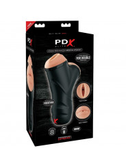 PDX ELITE - STROKER VIBRANTE A DOPPIA PENETRAZIONE