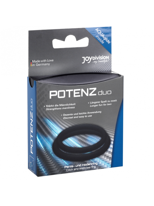 JOYDIVISION POTENZDUO - ANELLI NERO - M