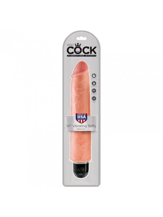 KING COCK - VIBRATORE RIGIDO REALISTICO 25.4 CM NATURALE