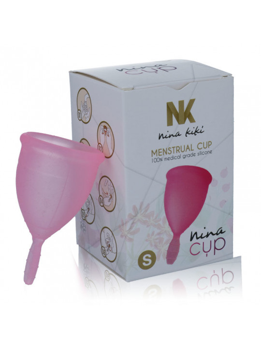 NINA KIKÍ - COPPA MESTRUALE ROSA - TAGLIA S