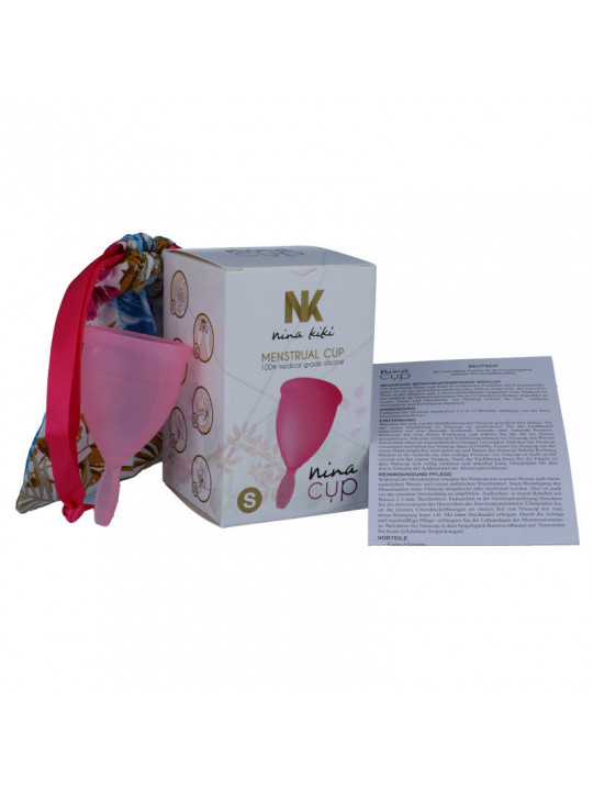 NINA KIKÍ - COPPA MESTRUALE ROSA - TAGLIA S