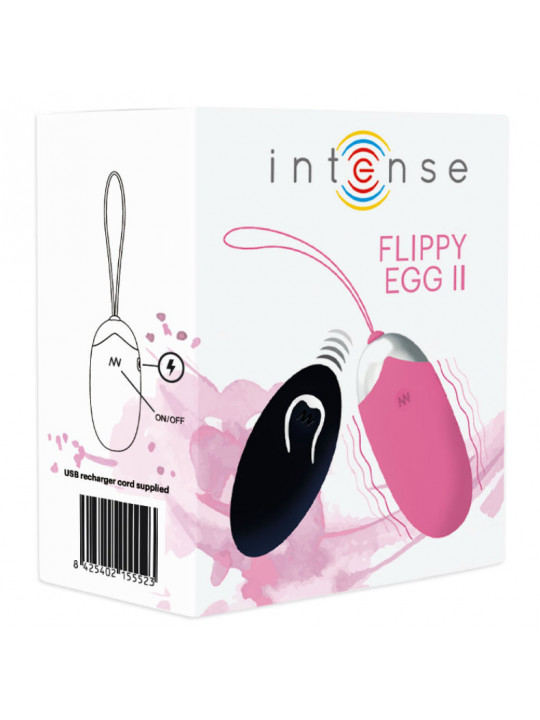 INTENSE - UOVO VIBRANTE FLIPPY II CON TELECOMANDO ROSA