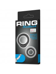 BAILE - KIT 2 ANELLI IN SILICONE RING MANHOOD