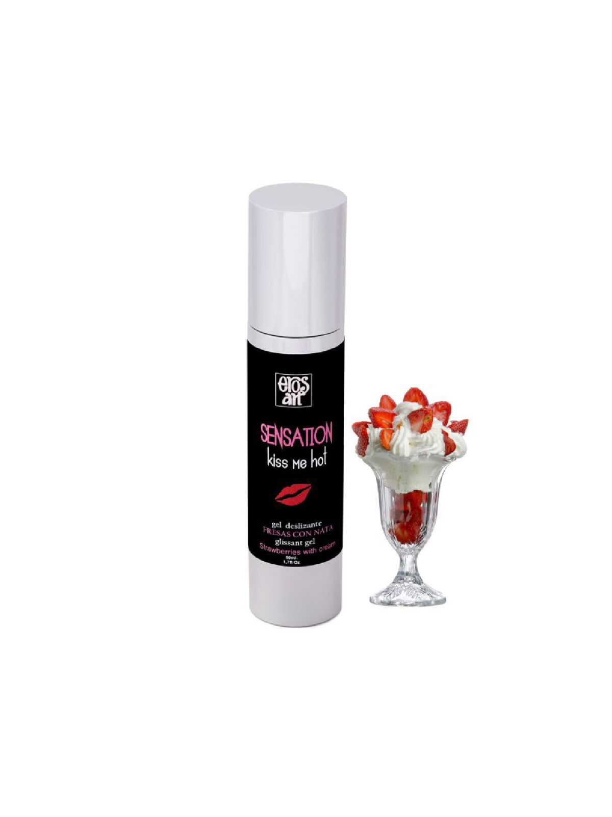 EROS-ART - SENSATTION LUBRIFICANTE NATURALE FRAGOLE CON CREMA 50 ML