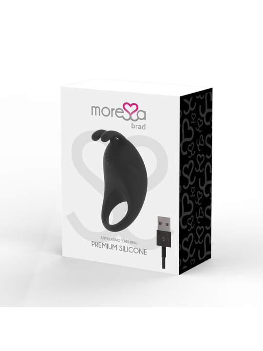 MORESSA - BRAD PREMIUM SILICONE RICARICABILE NERO