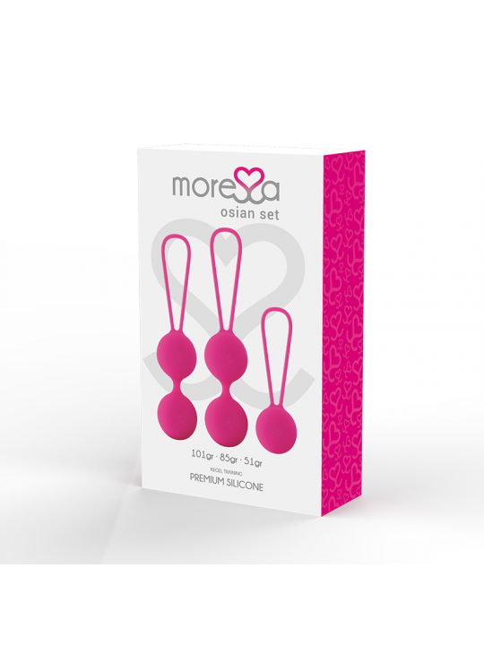 MORESSA - SET OSIAN PREMIUM SILICONE ROSA