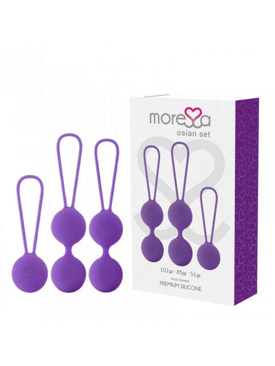 MORESSA - OSIAN SET PREMIUM IN SILICONE LILLA