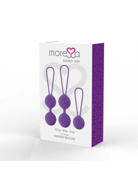 MORESSA - OSIAN SET PREMIUM IN SILICONE LILLA