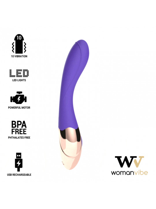 WOMANVIBE - VIBRATORE RICARICABILE SUNNY SILICONE